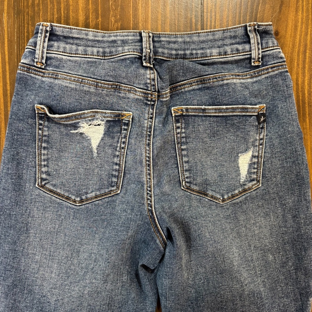 M JEANS BY MAURICES‎ Womens Medium High Rise Skinny Distressed Jeans - Picture 5 of 9
